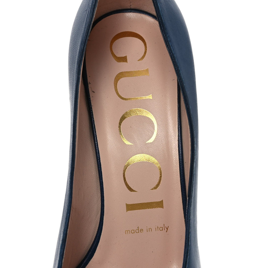 Malaga Kid Zumi 75mm Pumps 38.5 Blue