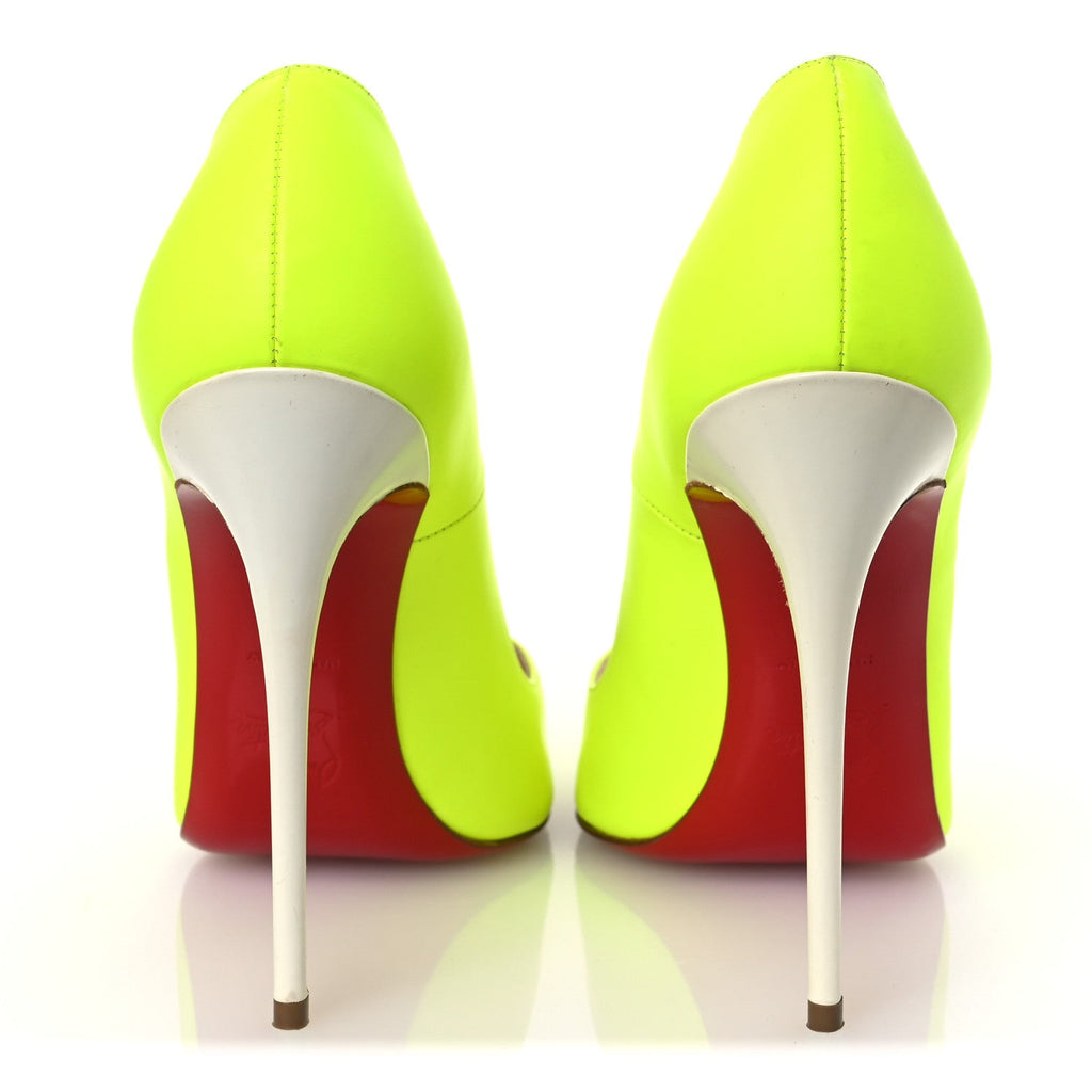 Matte Calfskin Jazz Calf Fluo So Kate 120 Pumps 38 Jaune White