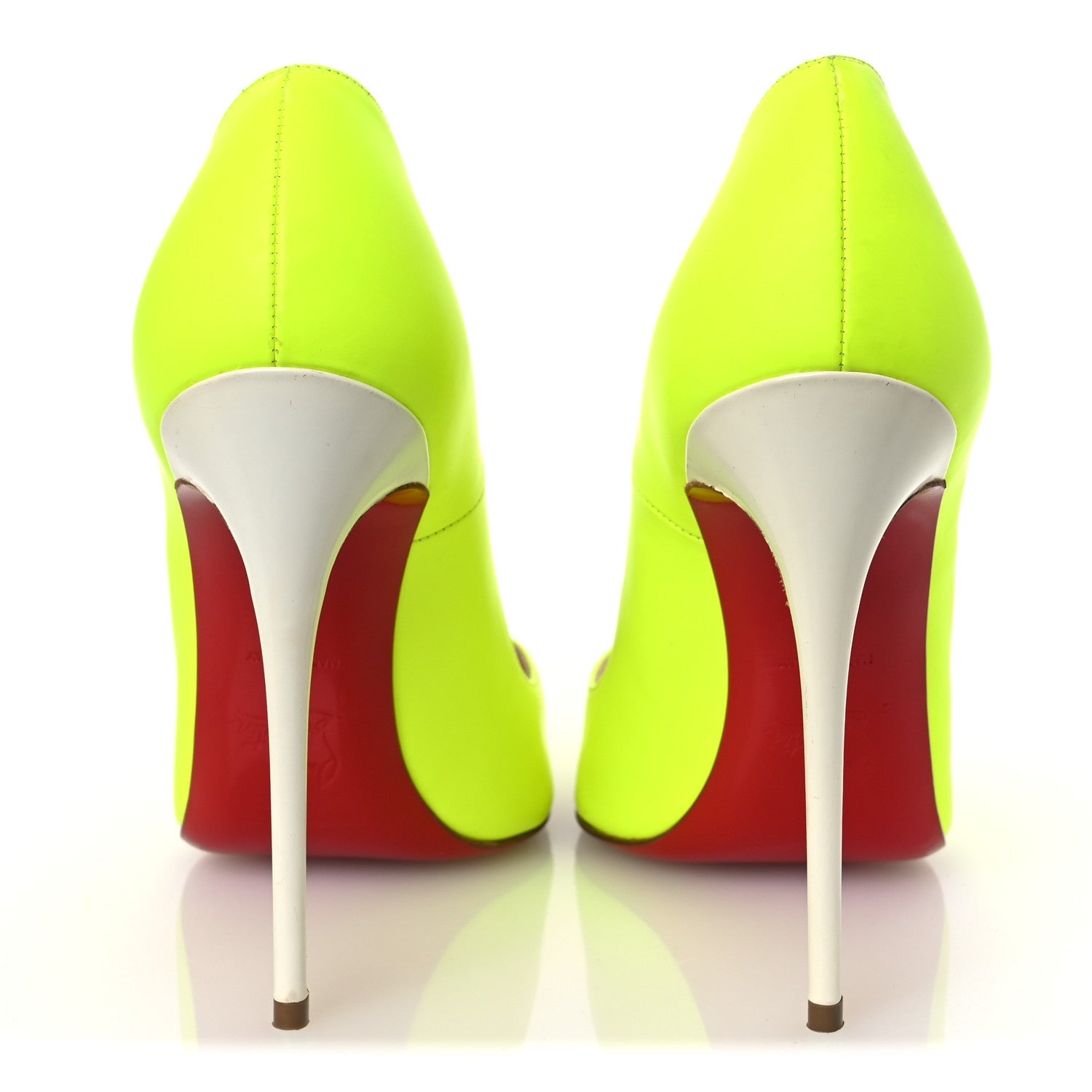 Matte Calfskin Jazz Calf Fluo So Kate 120 Pumps 38 Jaune White