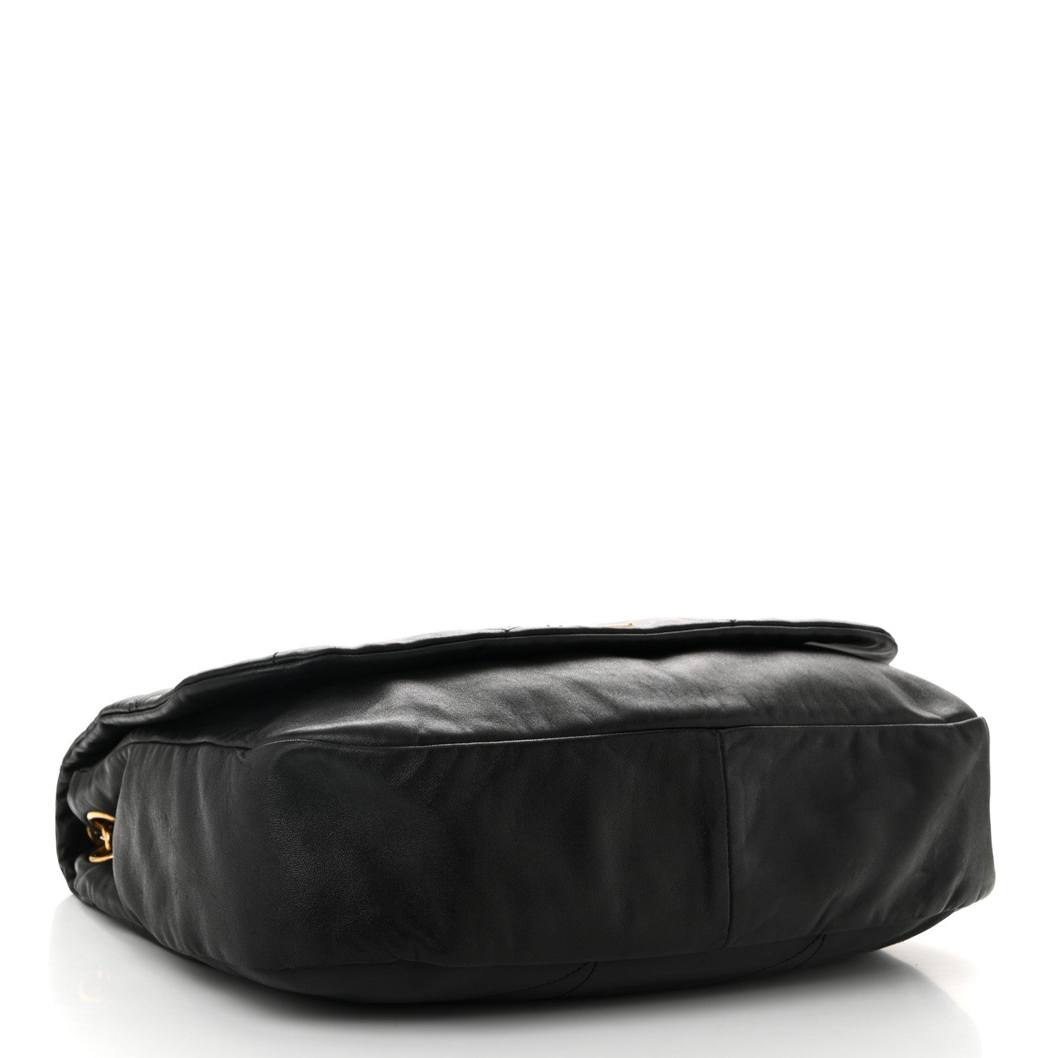 Lambskin Matelasse Monogram Large Jamie 4.3 Black