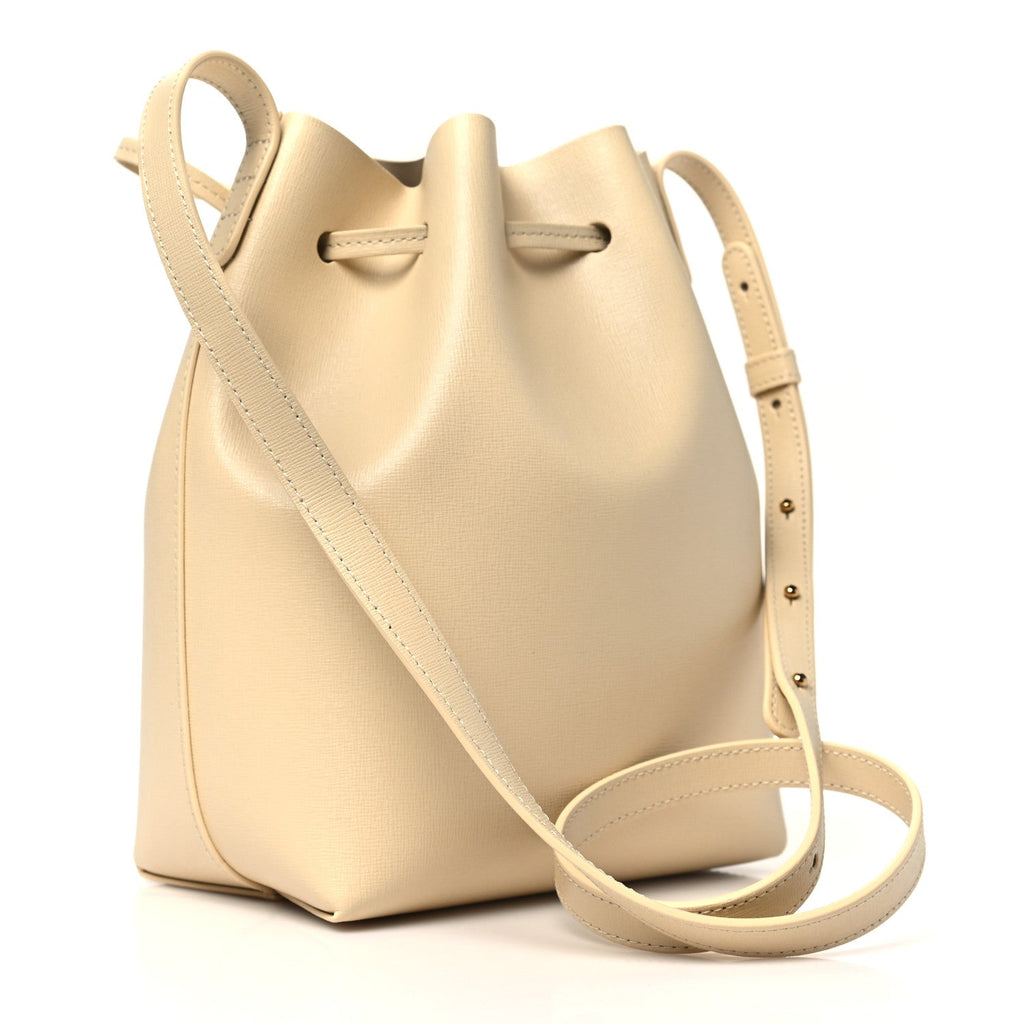Calfskin Mini Bucket Bag Dune