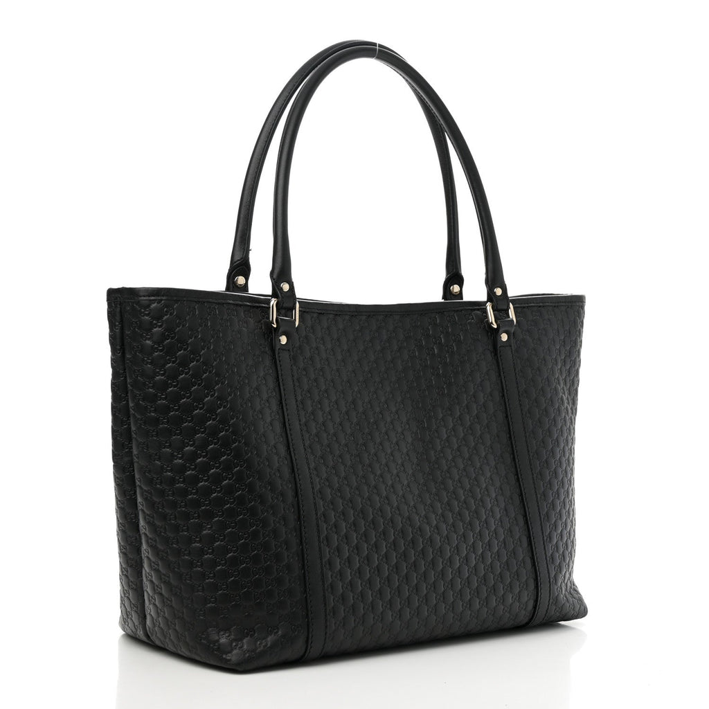 Microguccissima Medium Joy Tote Black