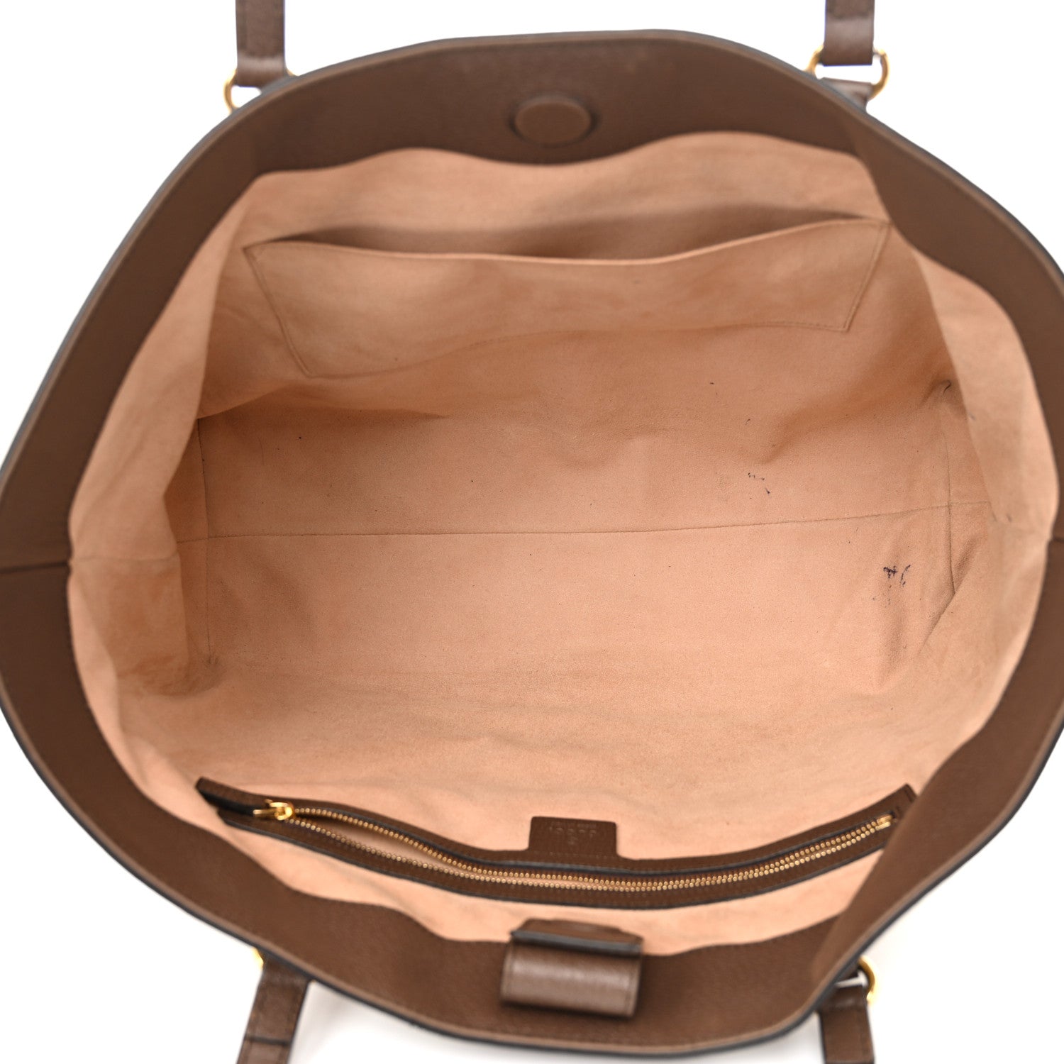 GG Supreme Monogram Medium Ophidia Shopping Tote Brown