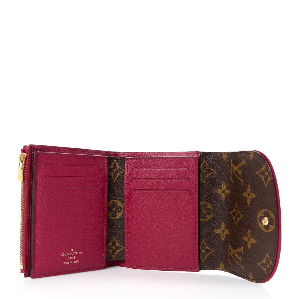 Monogram Ariane Compact Wallet Fuchsia