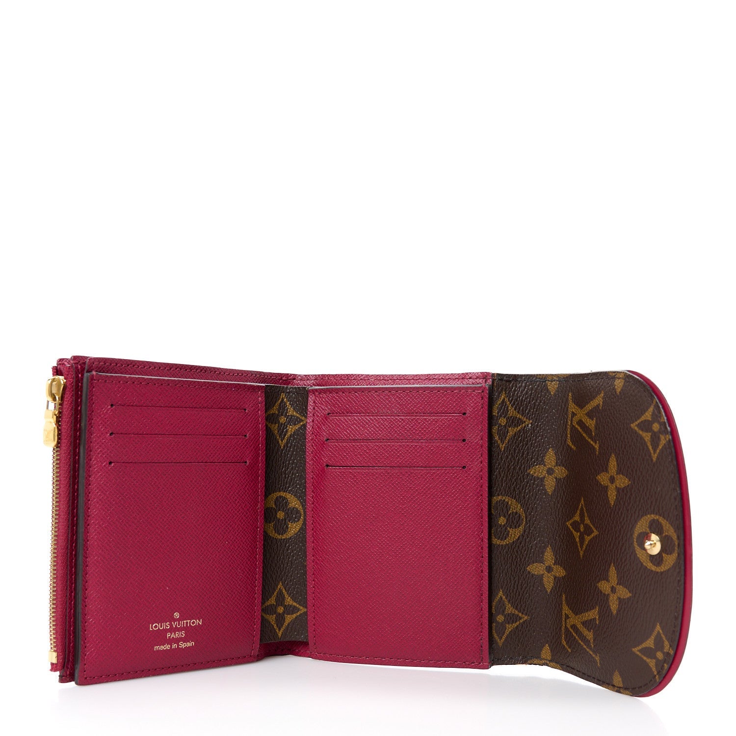 Monogram Ariane Compact Wallet Fuchsia