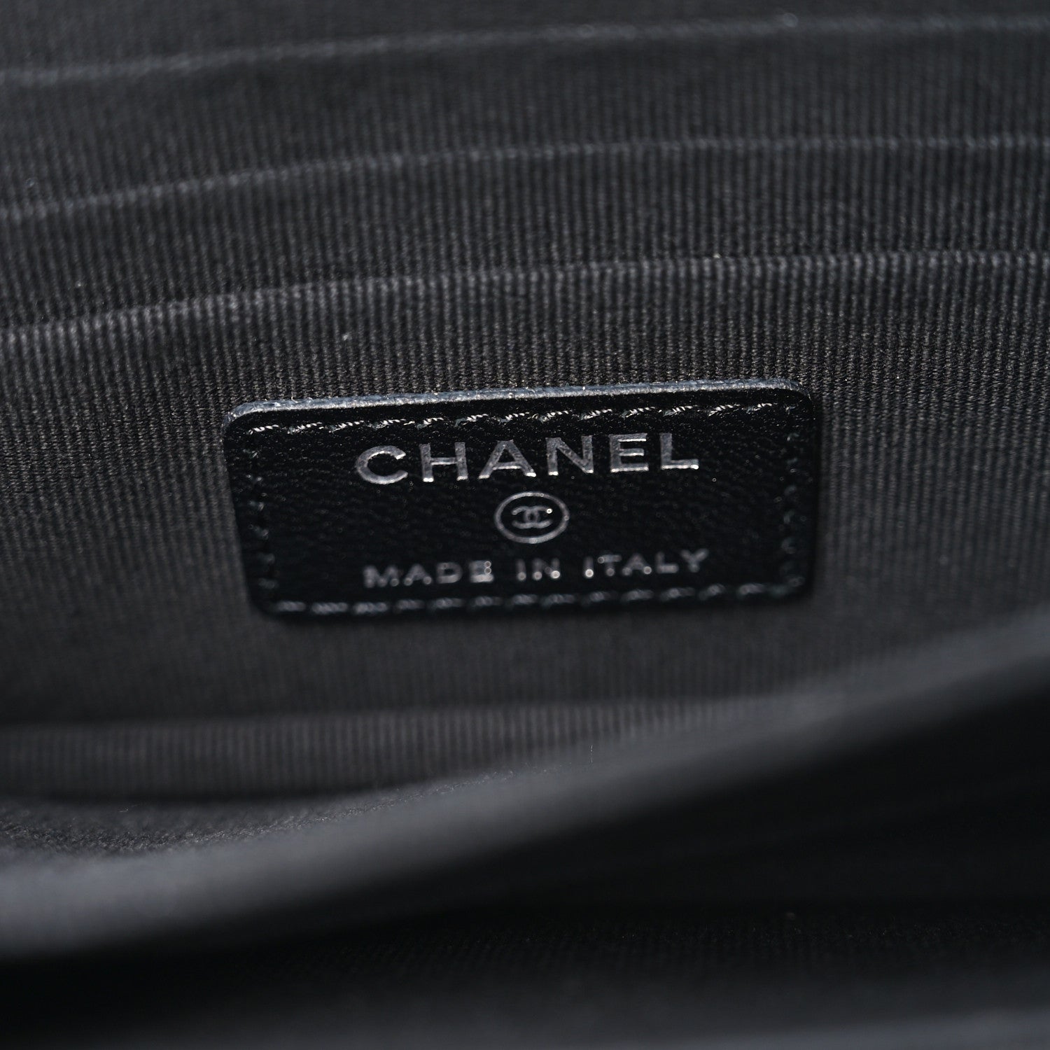 Lambskin Quilted Mini Trendy CC Wallet On Chain WOC So Black