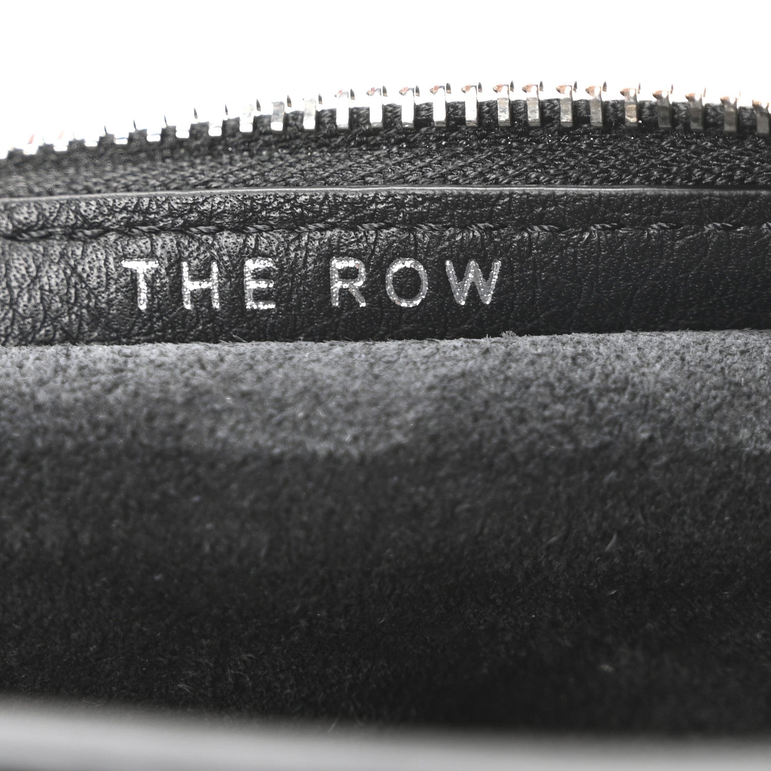 Grained Calfskin Small Slouchy Banana Bag Black