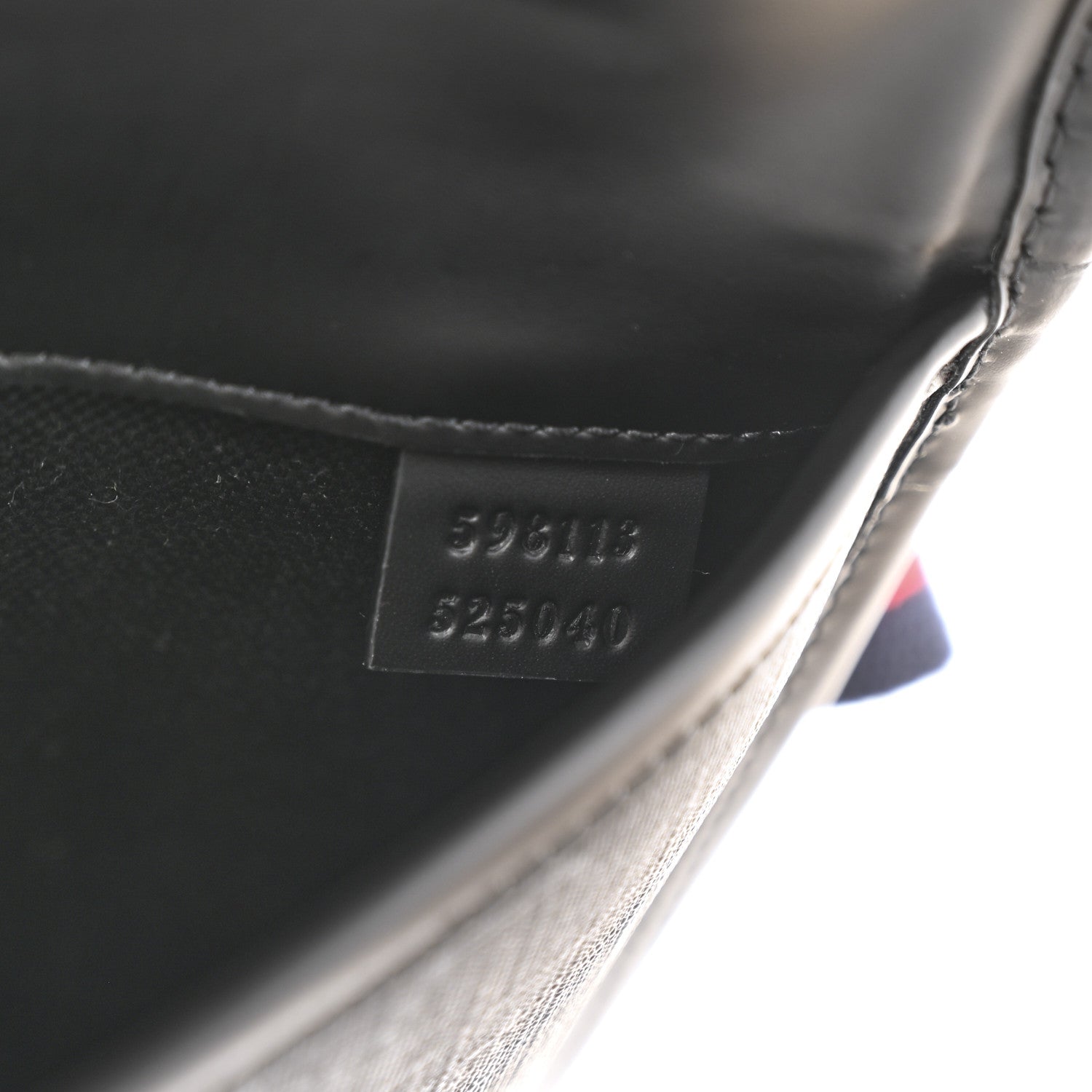 GG Supreme Monogram Web Slim Belt Bag Black Grey