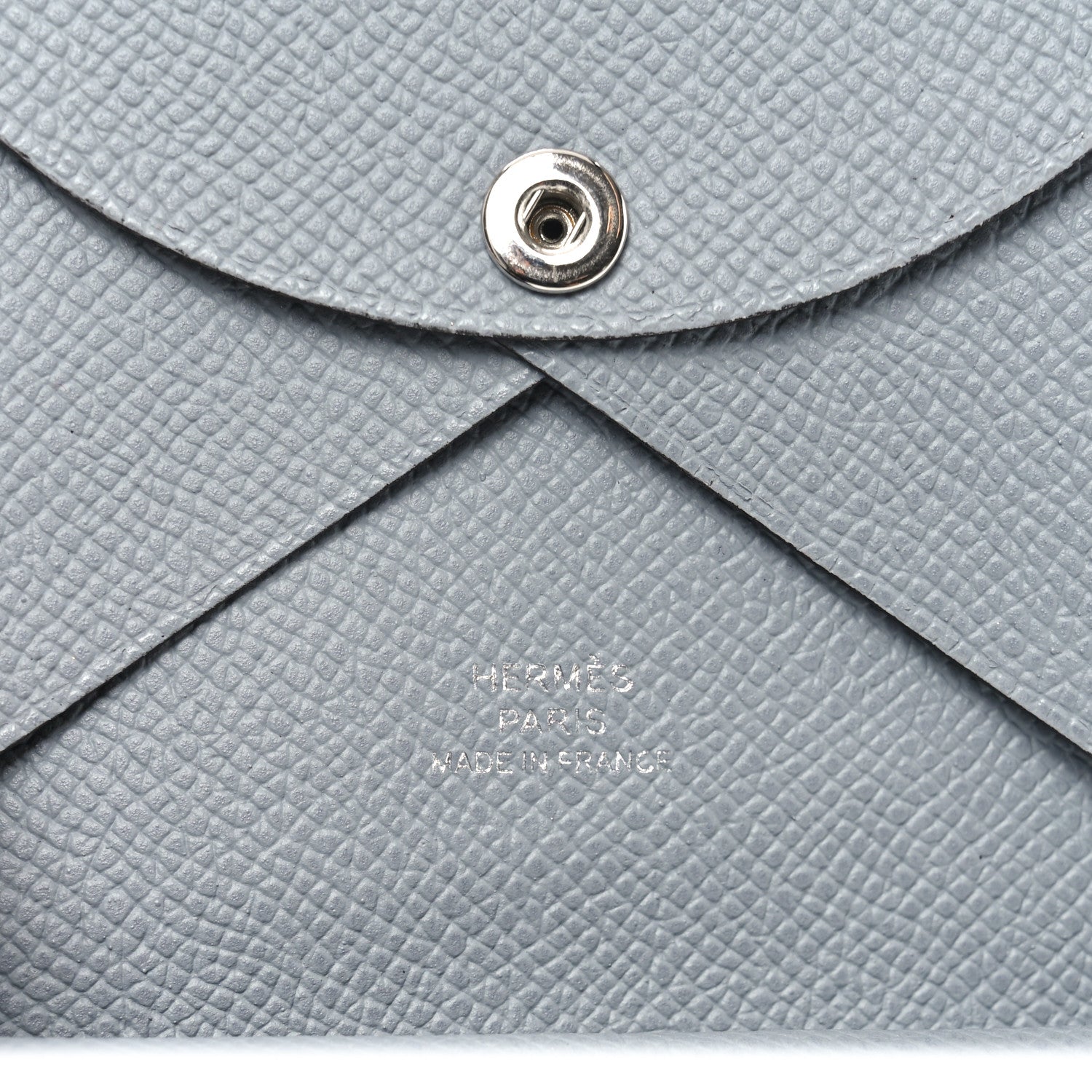 Epsom Calvi Duo Card Case Gris Pantin