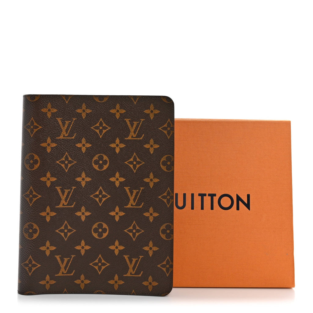 Monogram Desk Agenda Cover