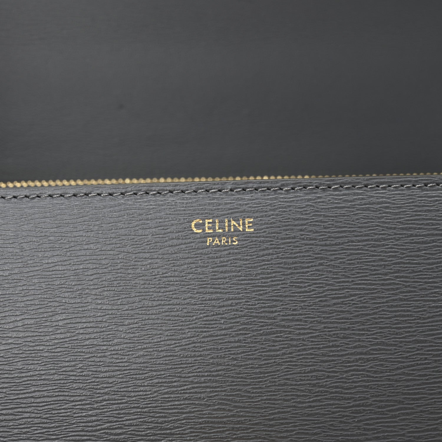 Liege Calfskin Medium Classic Box Flap Bag Grey