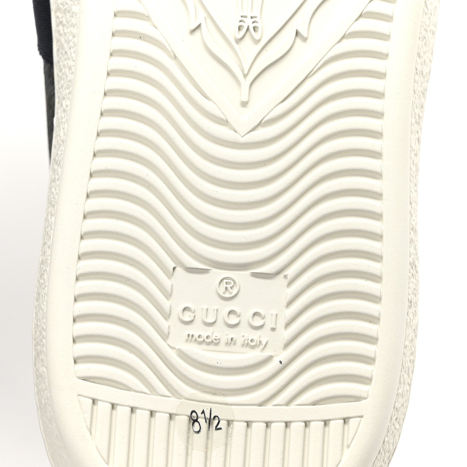 GG Supreme Monogram Ayers Web Mens New Ace Sneakers 8.5 Black