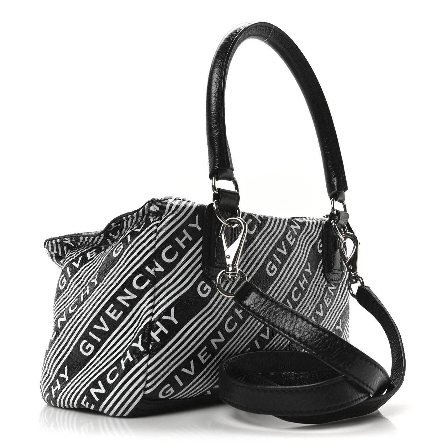 Lambskin Small Logo Pandora Black