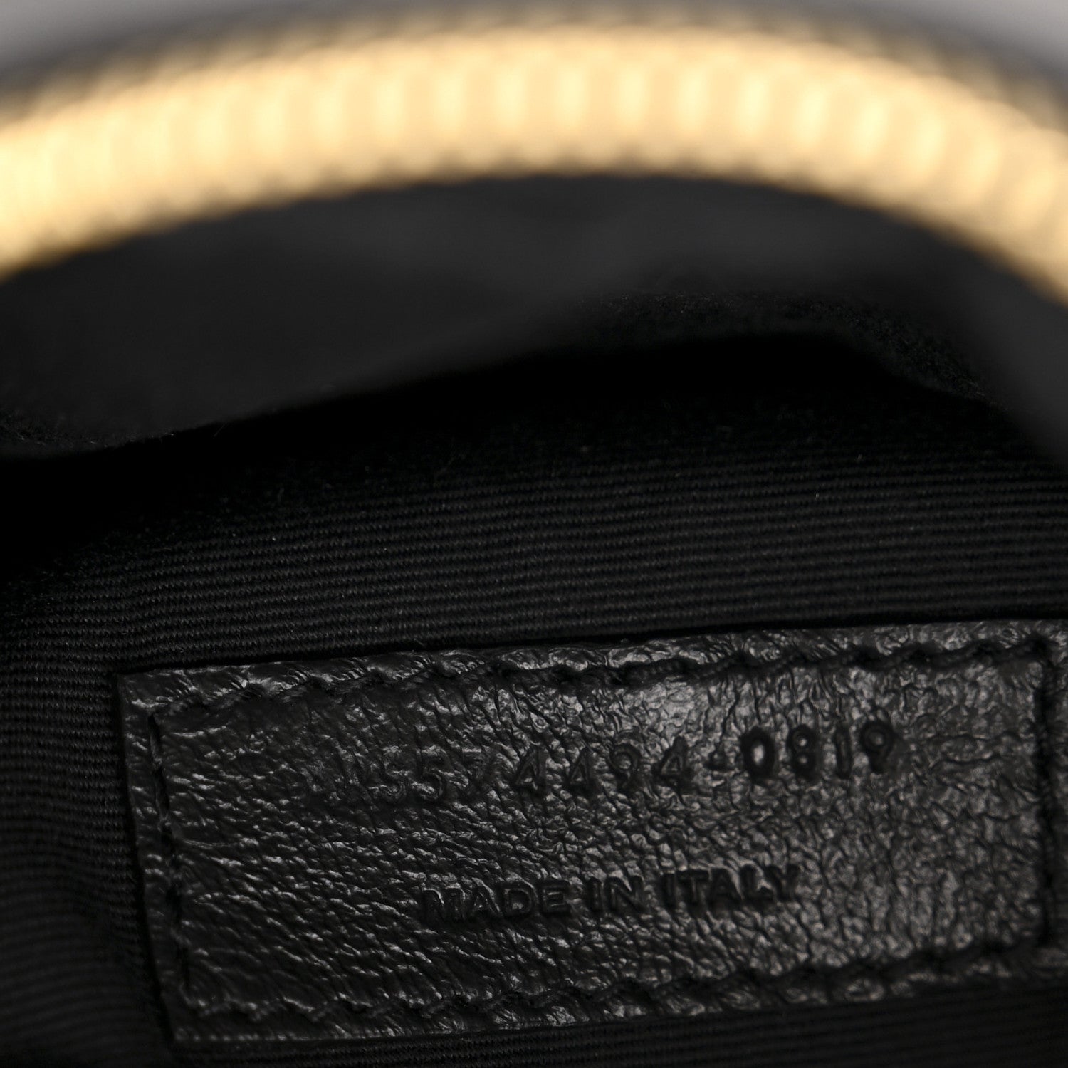 Calfskin Matelasse Monogram Lou Camera Bag Black