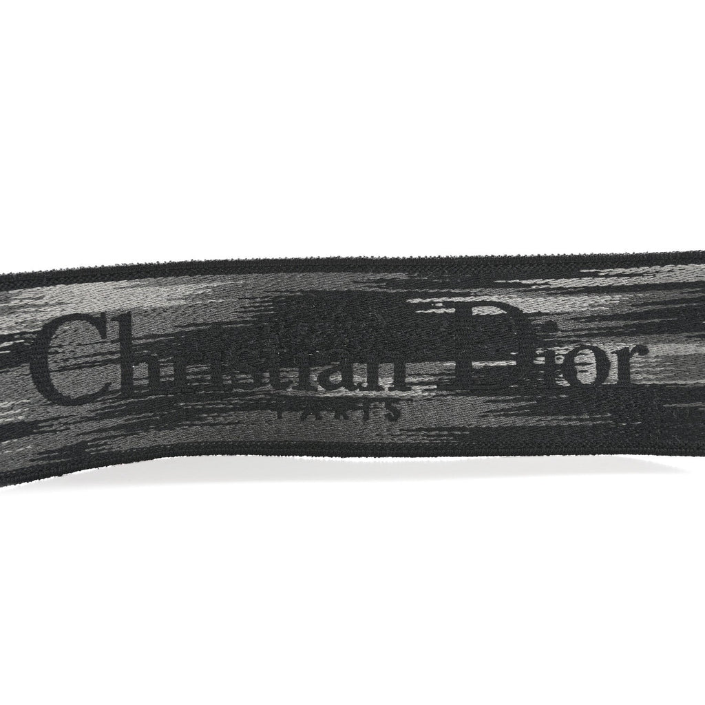 Canvas Mizza Embroidered Leopard Shoulder Strap Grey