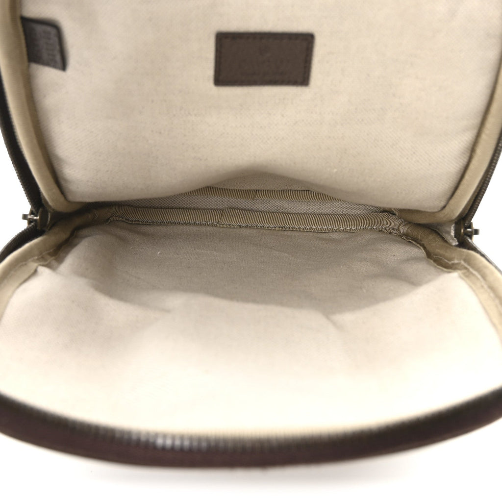 GG Supreme Monogram Web Small Ophidia Sling Backpack Beige Ebony New Acero