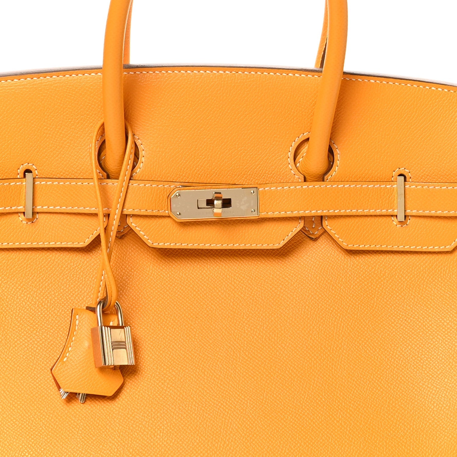 Epsom Candy Birkin 35 Jaune D'Or Feu