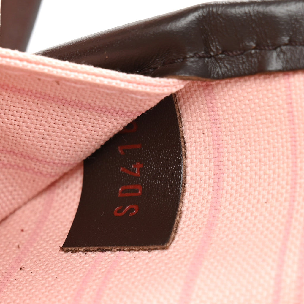 Damier Ebene Neo Neverfull MM Rose Ballerine