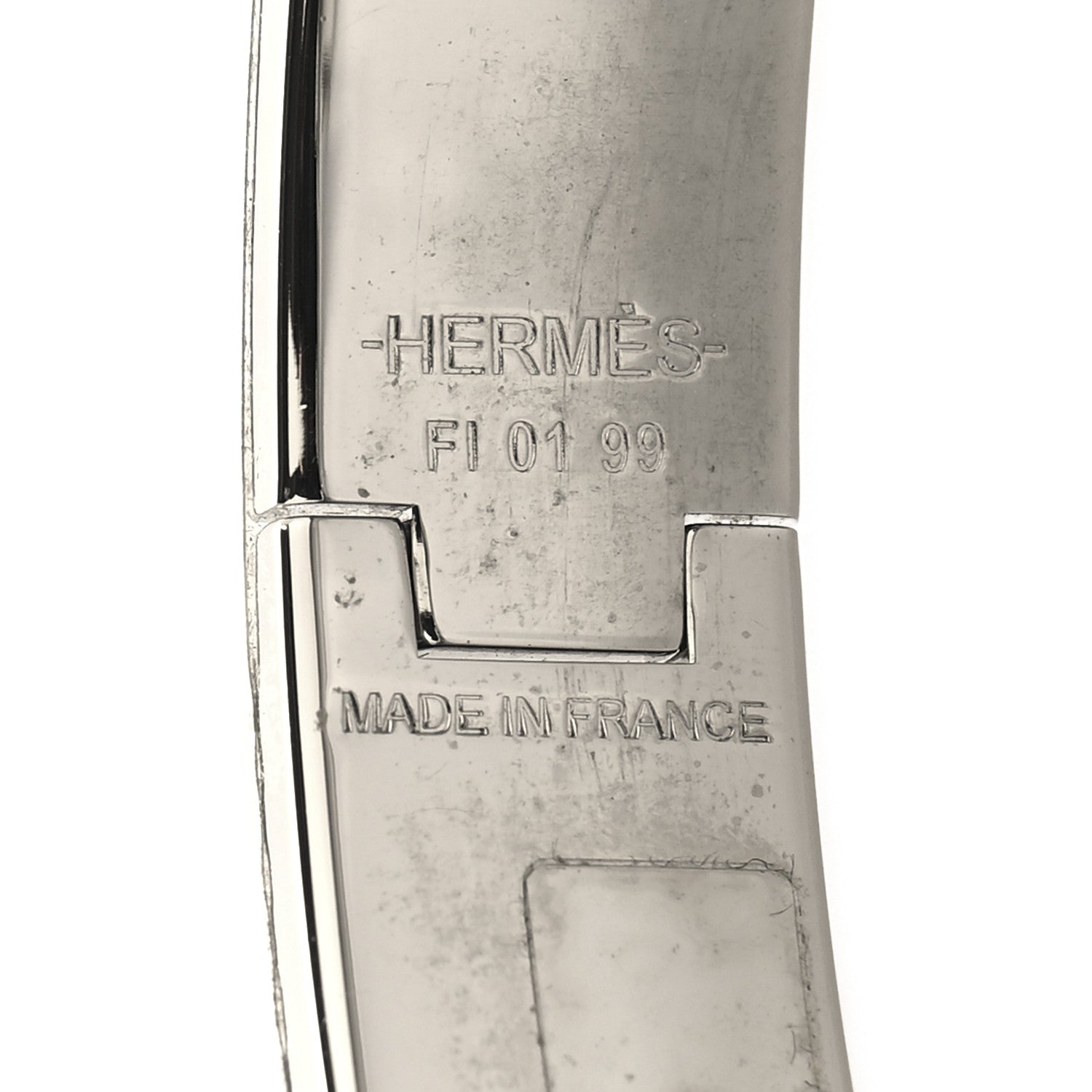 Enamel Narrow Clic Clac H Bracelet PM Jaune Tennis