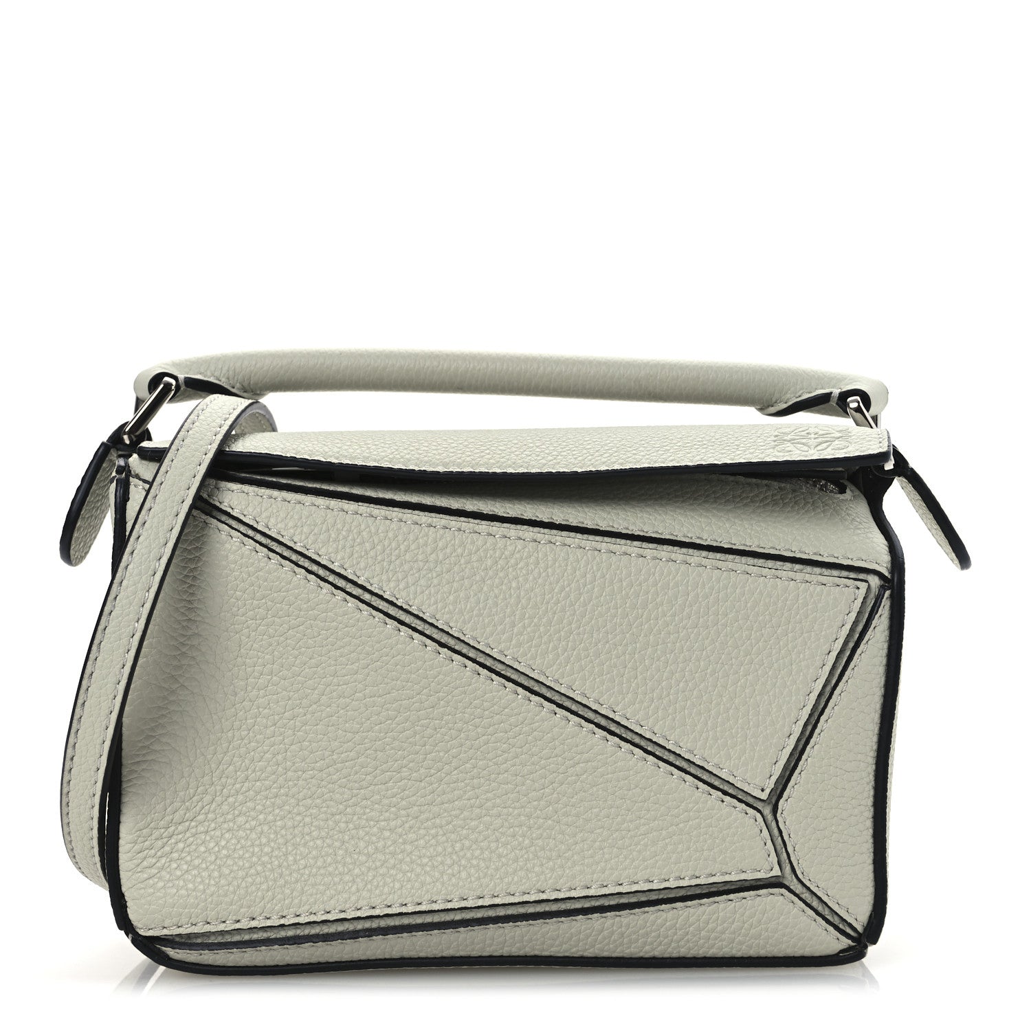 Calfskin Mini Puzzle Bag Light Celadon
