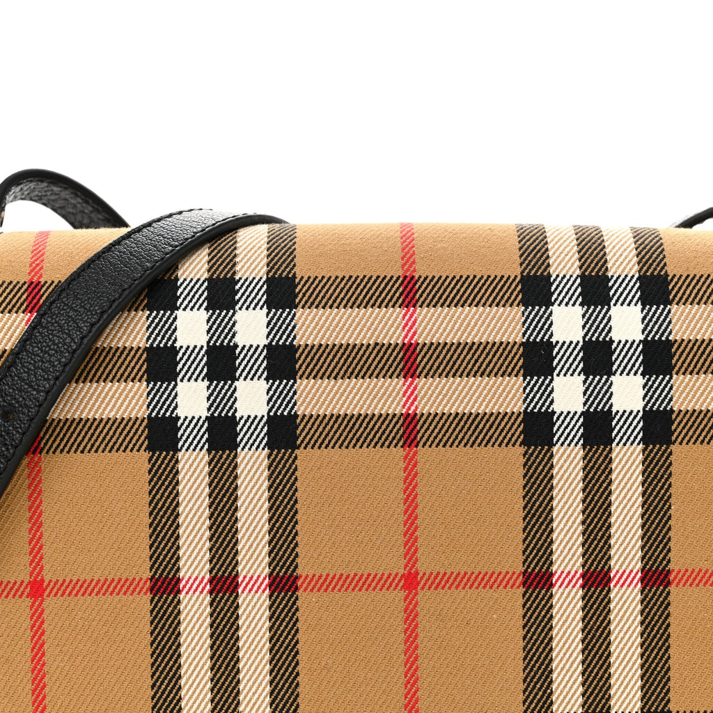 House Check Tartan Mix Hampshire Crossbody Antique Yellow Black