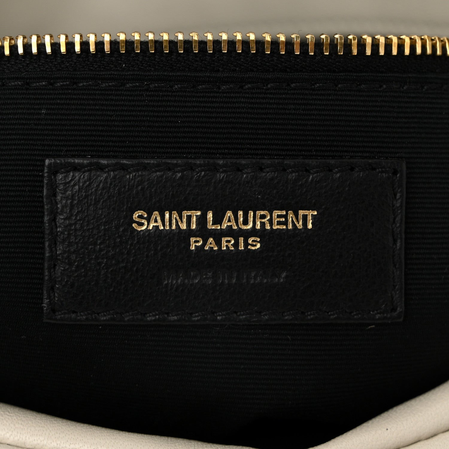 Lambskin Quilted Medium Loulou Puffer Monogram Chain Satchel Crema Soft