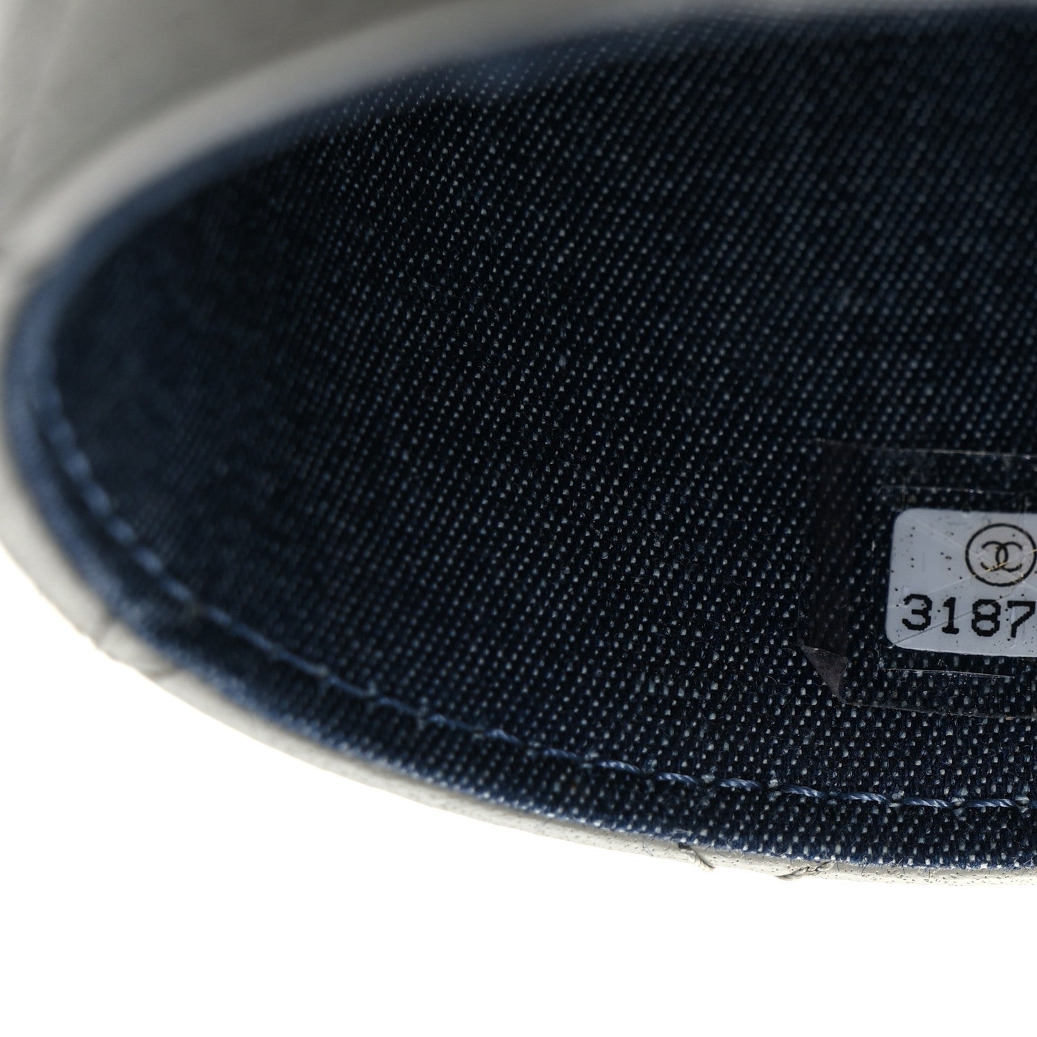 Lambskin Quilted Mini Vanity Case With Chain Grey