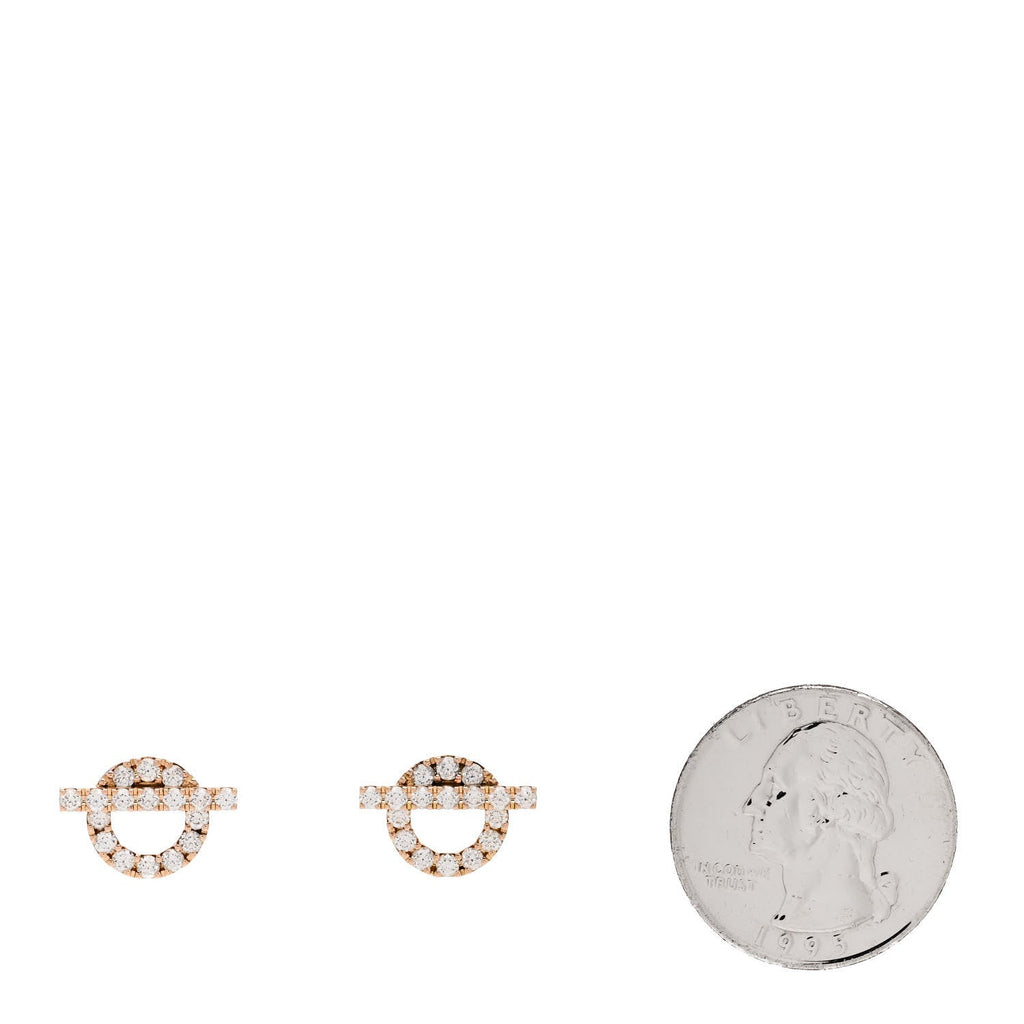 18K Rose Gold Diamond Finesse Earrings