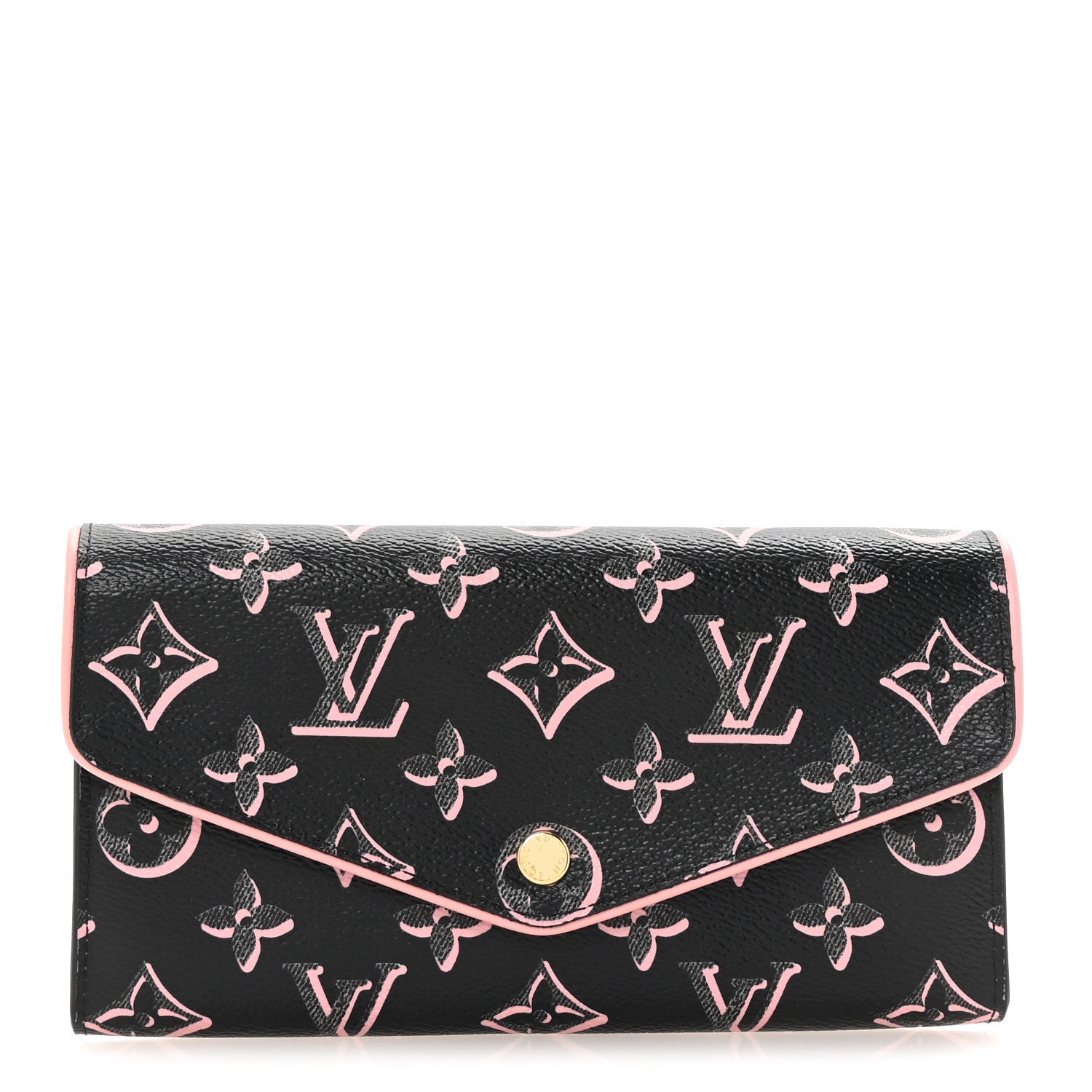 Monogram Fall For You Sarah Wallet Black