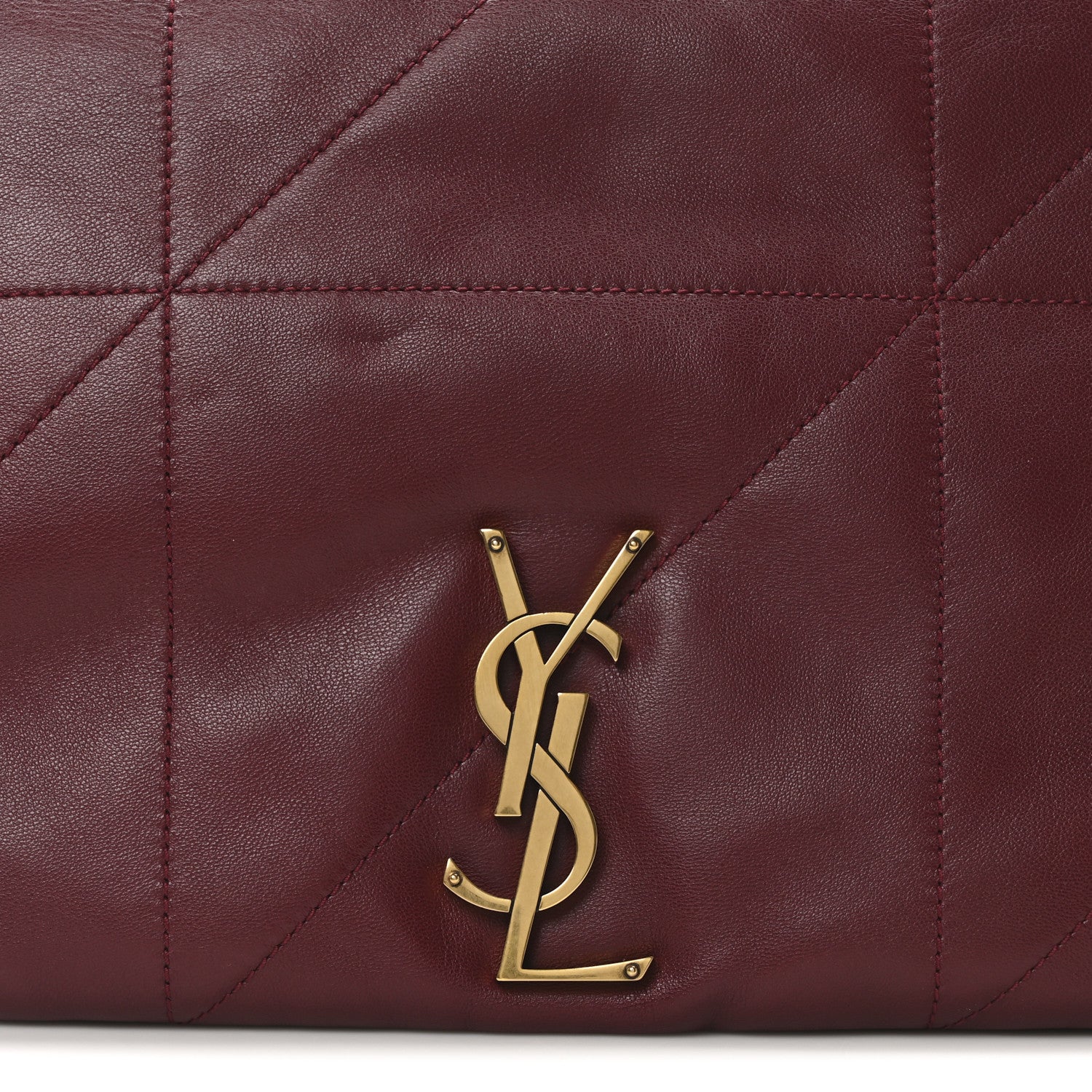 Lambskin Matelasse Monogram Maxi Jamie 4.3 New Dark Bordeaux