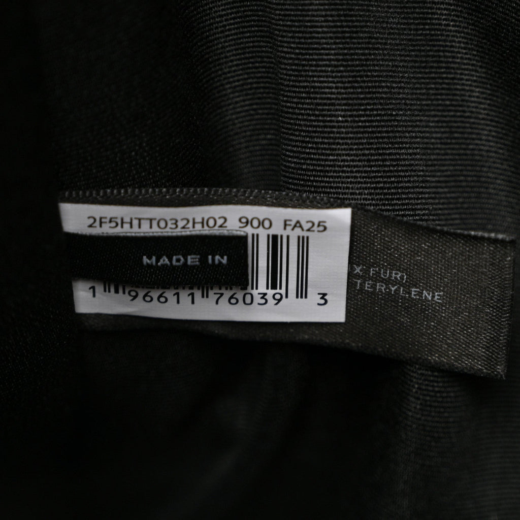 Faux Fur The Teddy Bear Tote Bag Ebony