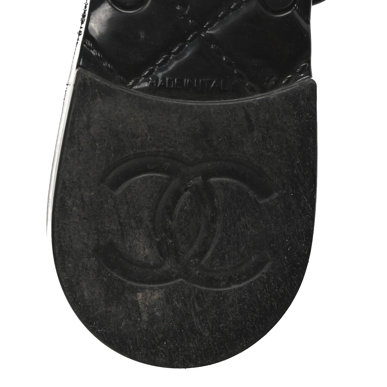 Jelly Camellia Thong Sandals 41 Black Ivory