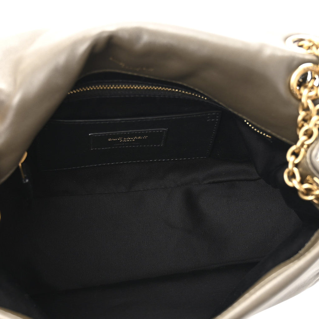 Lambskin Matelasse Monogram Small Jamie 4.3 Light Musk