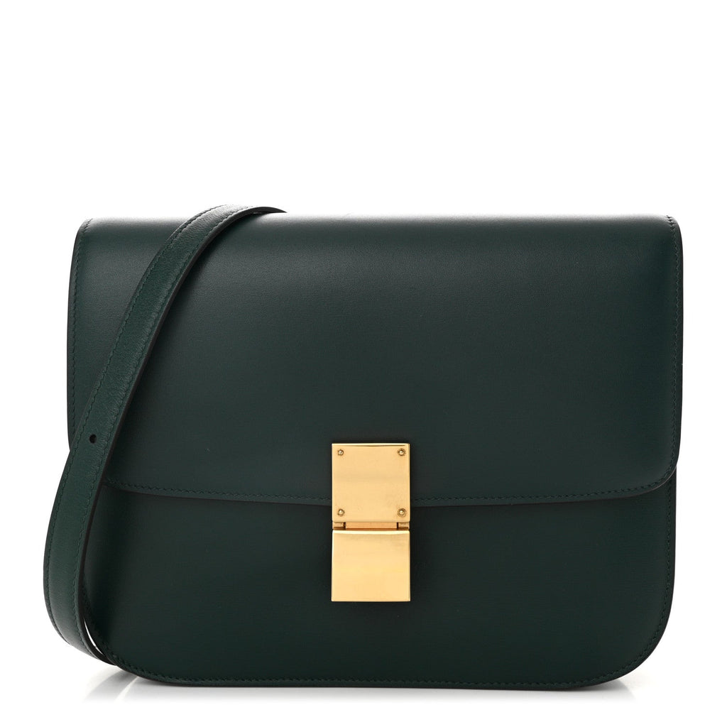 Box Calfskin Medium Classic Box Flap Bag Amazone