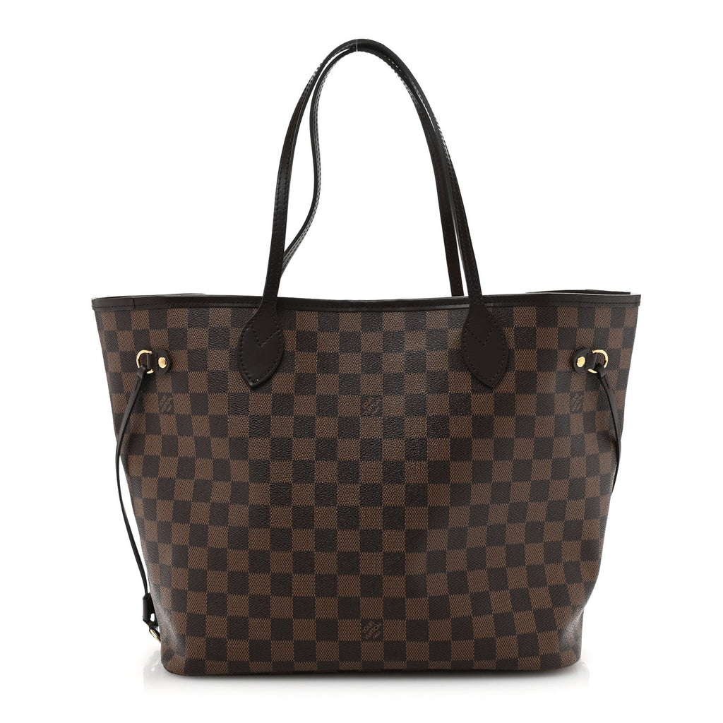 Damier Ebene Neo Neverfull MM Rose Ballerine