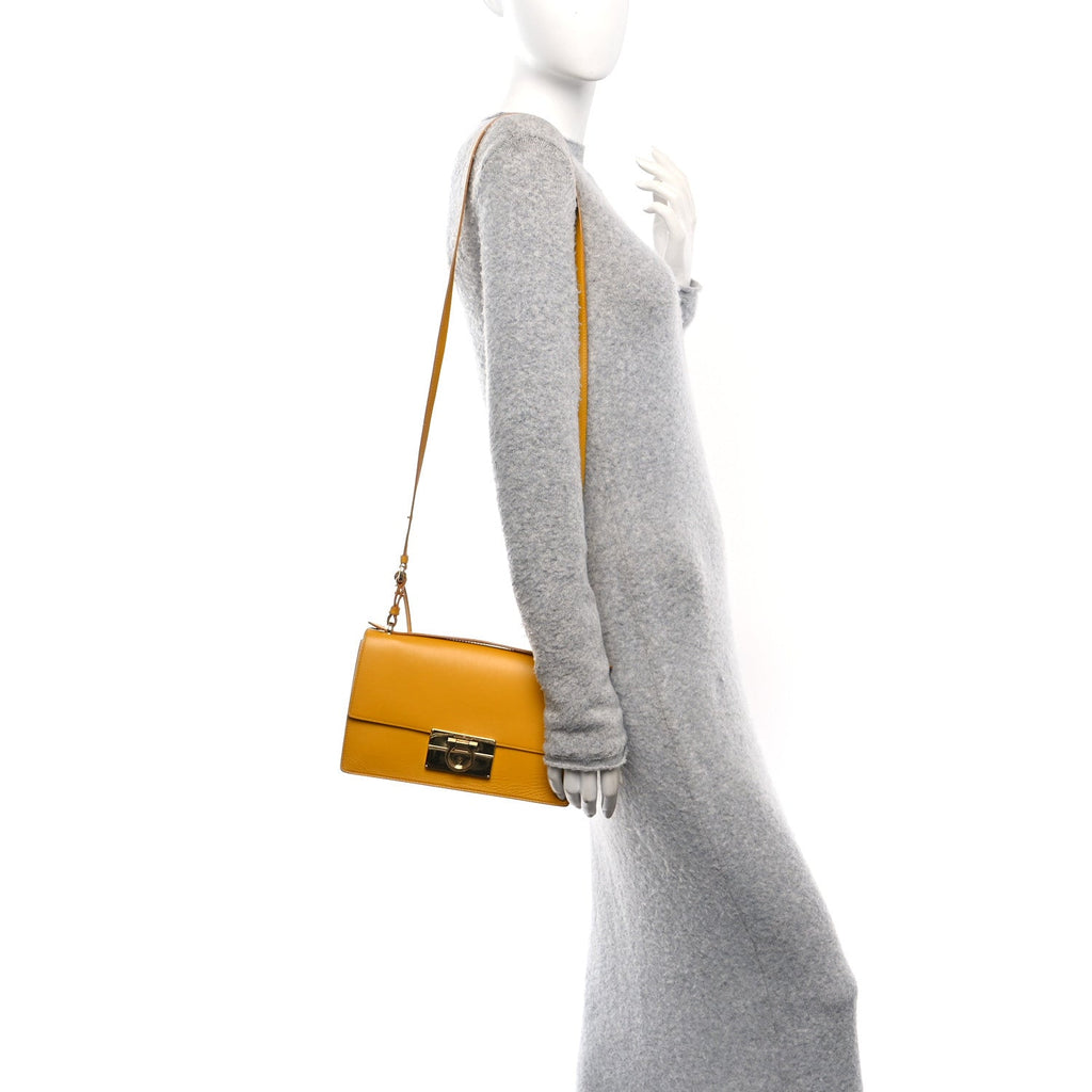 Calfskin Medium Aileen Bag Yellow