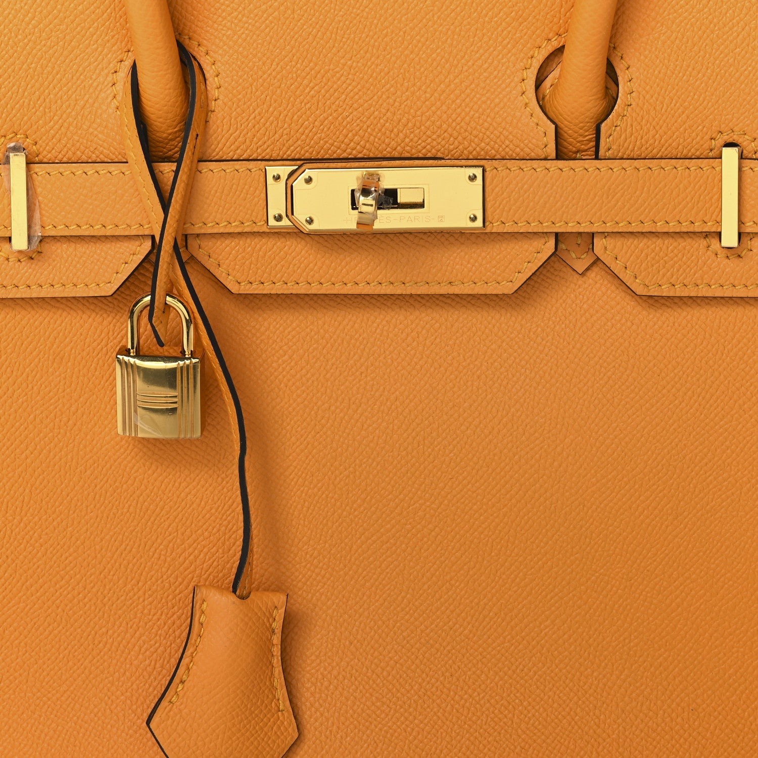 Epsom Horseshoe Birkin 30 Jaune D'Or