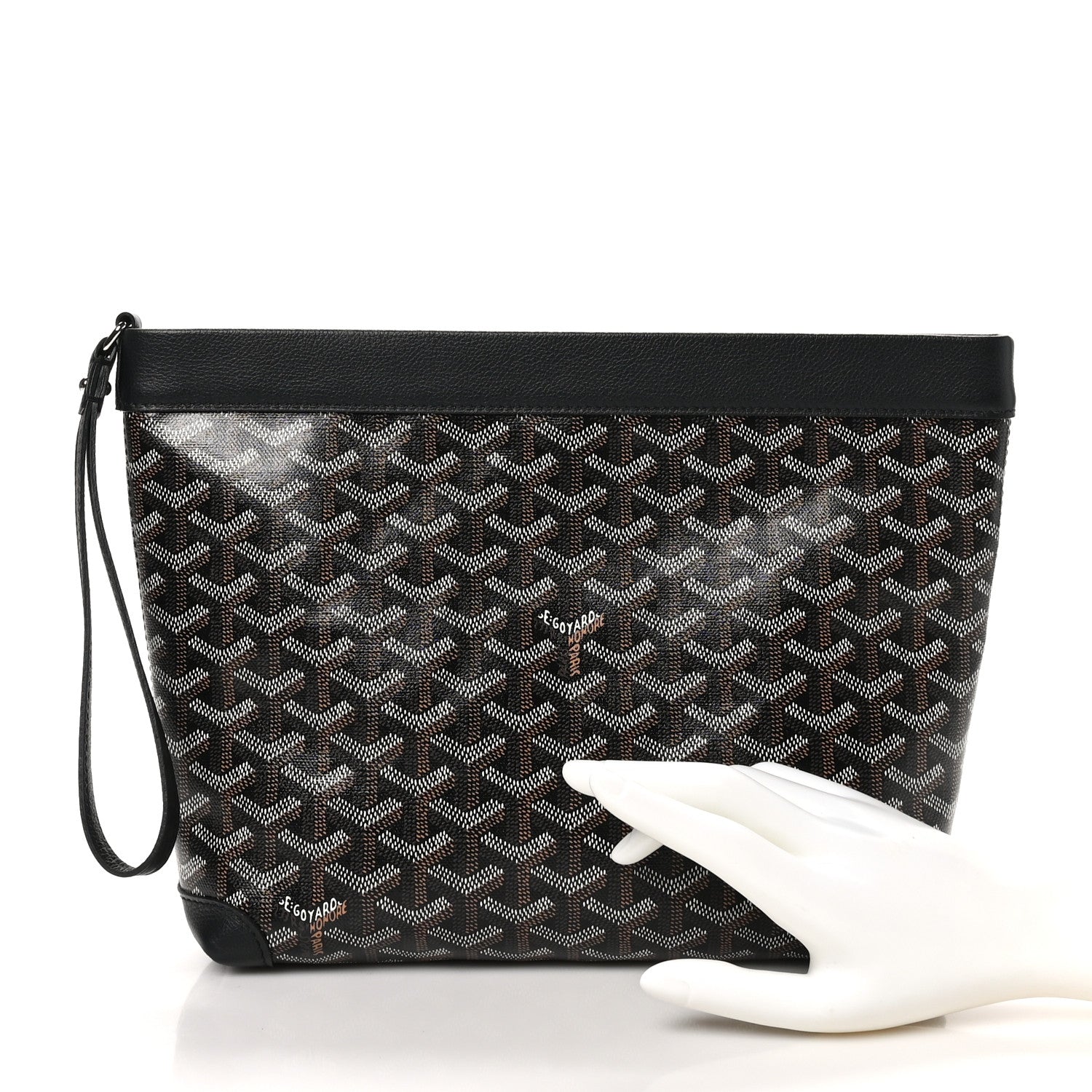 Goyardine Conti Pouch Black