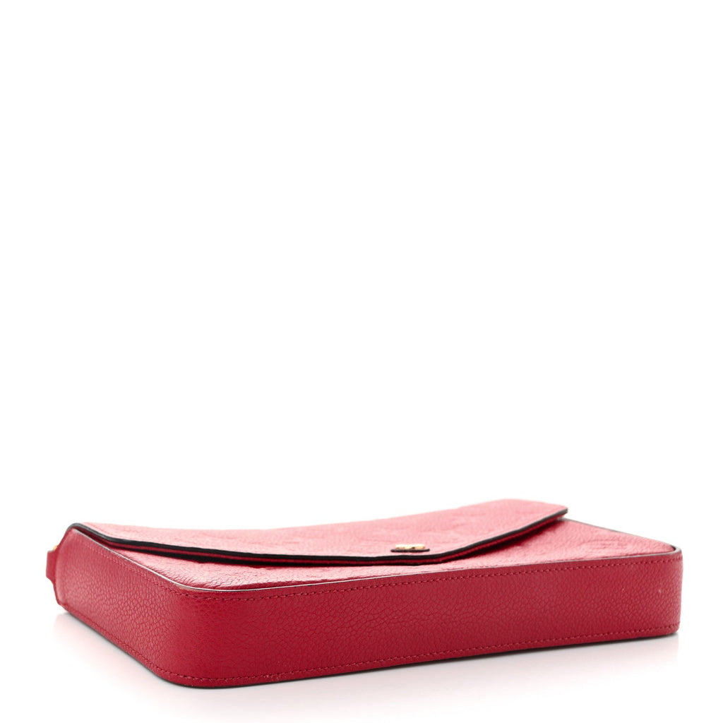 Empreinte Pochette Felicie Chain Wallet Scarlet