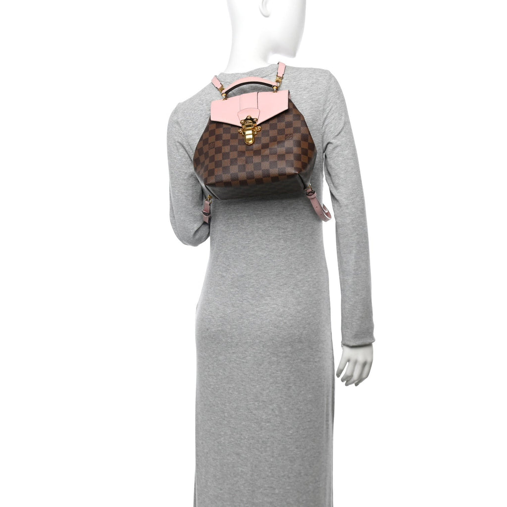 Damier Ebene Clapton Backpack Magnolia