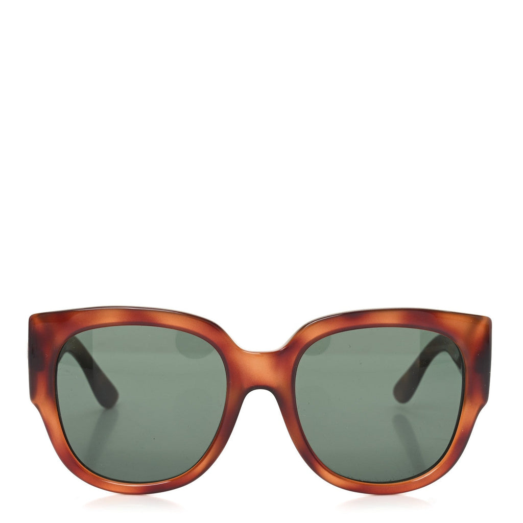 Acetate Square Frame Sunglasses GG0142SA Tortoise