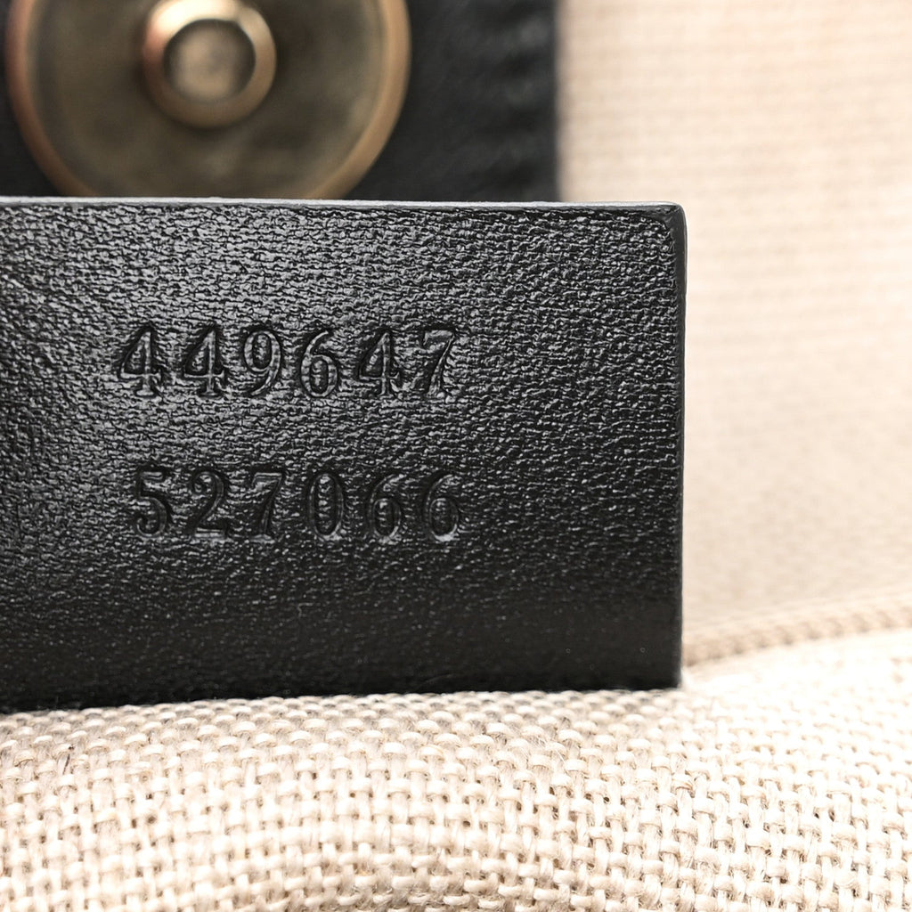 Microguccissima Medium Joy Tote Black