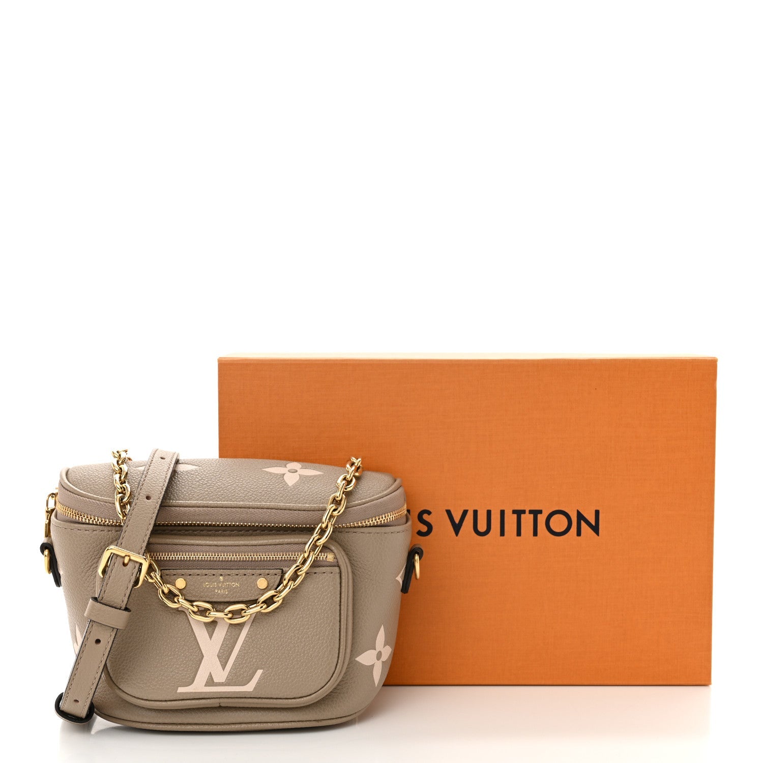 Empreinte Monogram Giant Mini Bumbag Tourterelle Cream