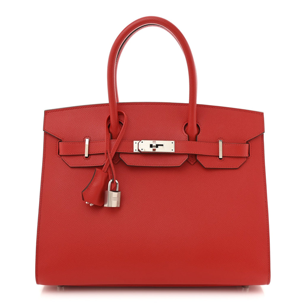 Epsom Sellier Birkin 30 Rouge De Coeur