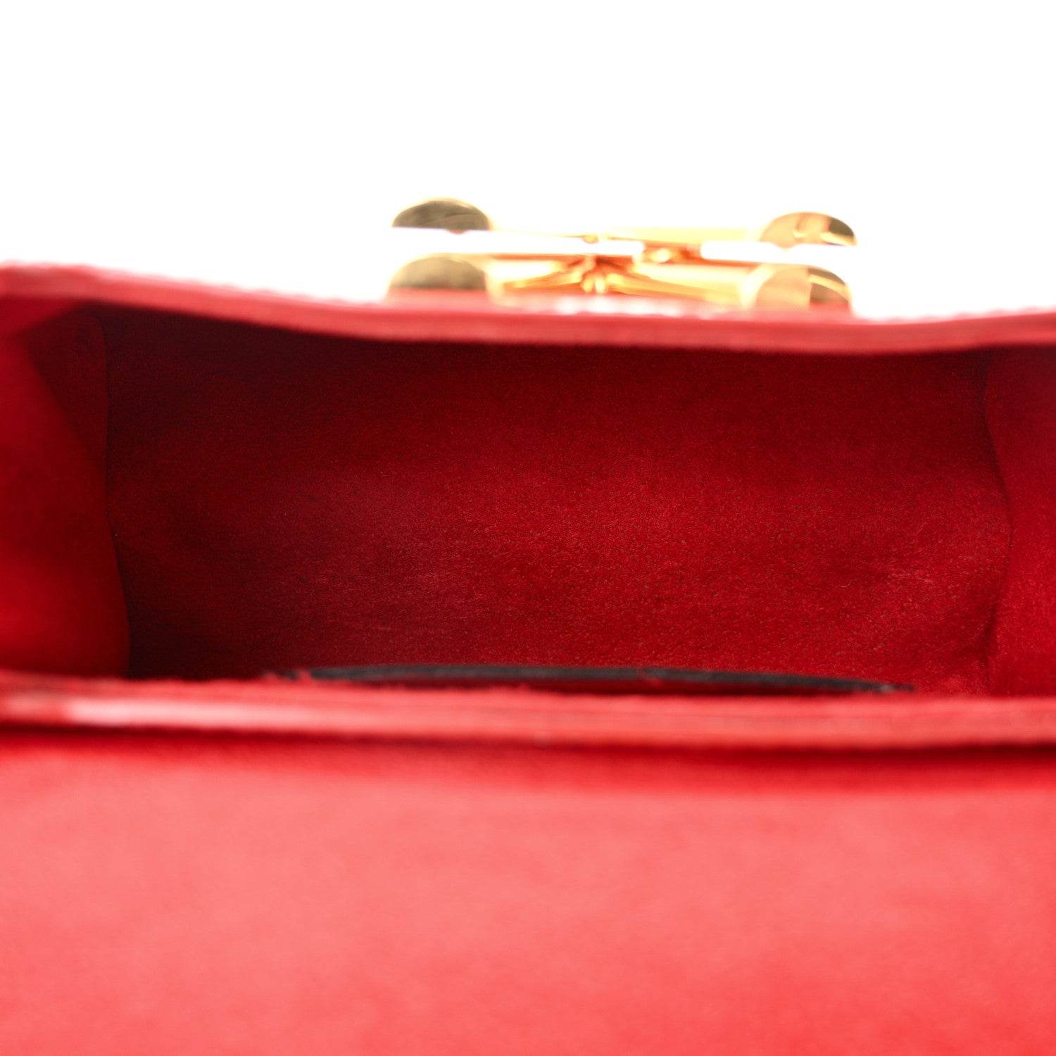 Epi Malletage Twist Shoulder Bag PM Rouge