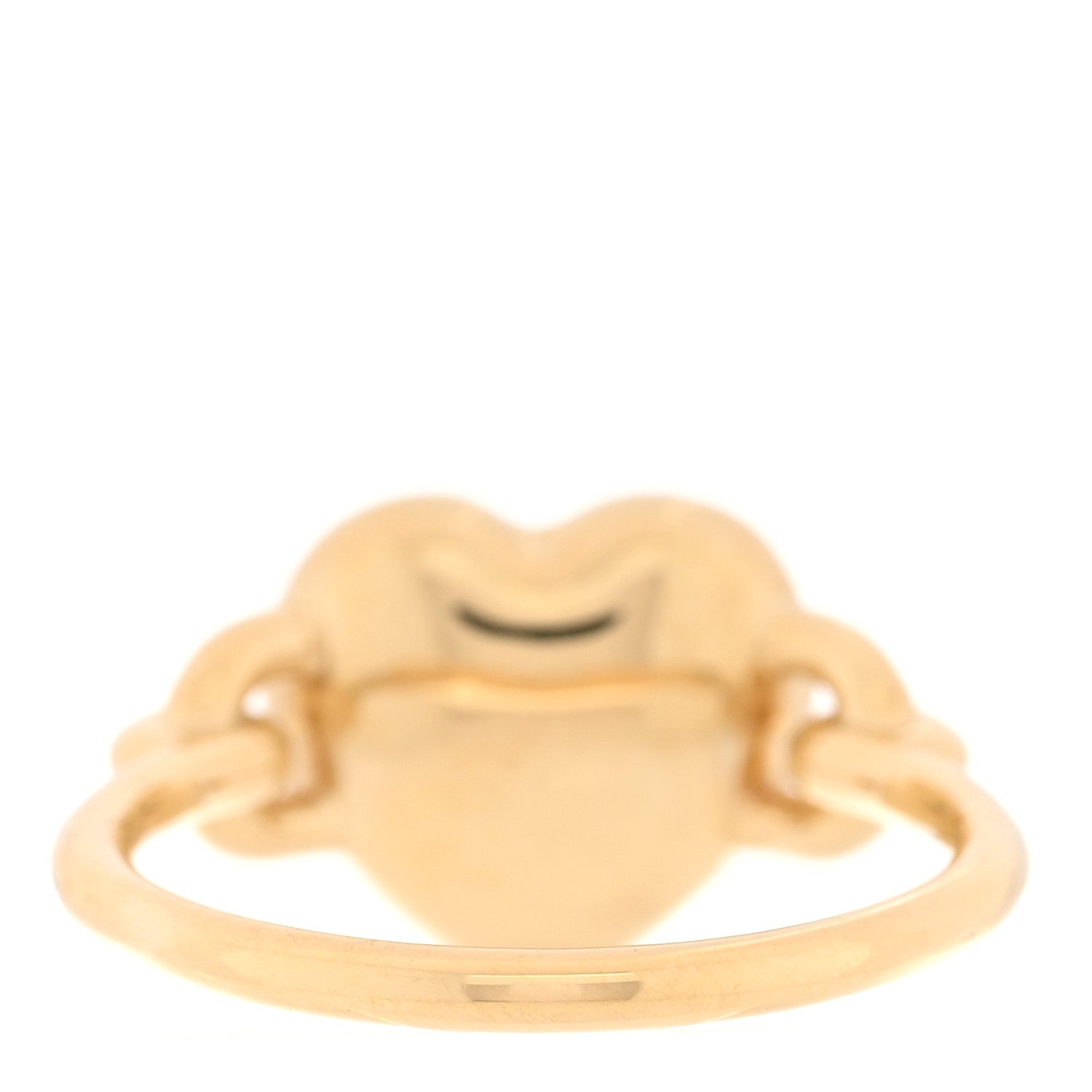 18K Yellow Gold Return to Tiffany Full Heart Ring 50 5.5