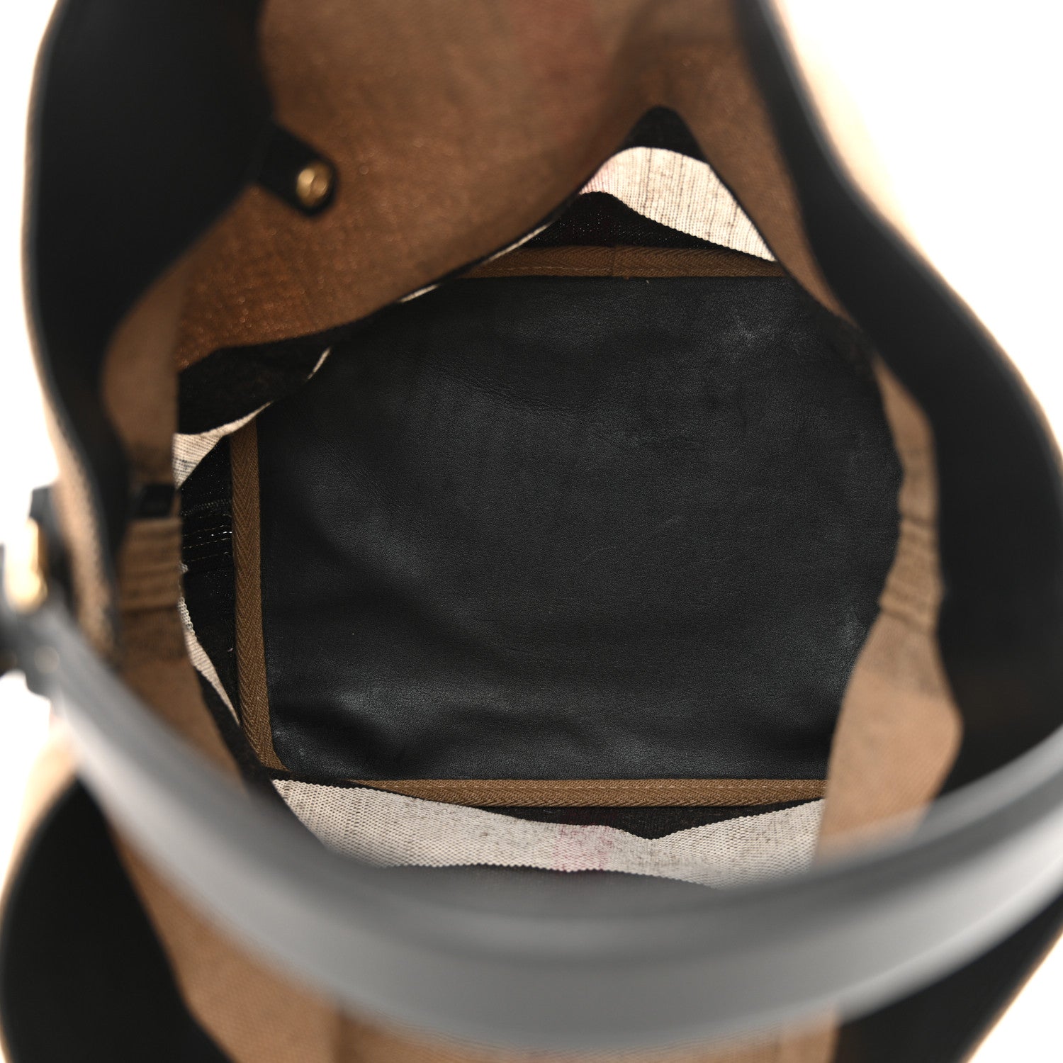 Canvas Mega Check Medium Ashby Hobo Black