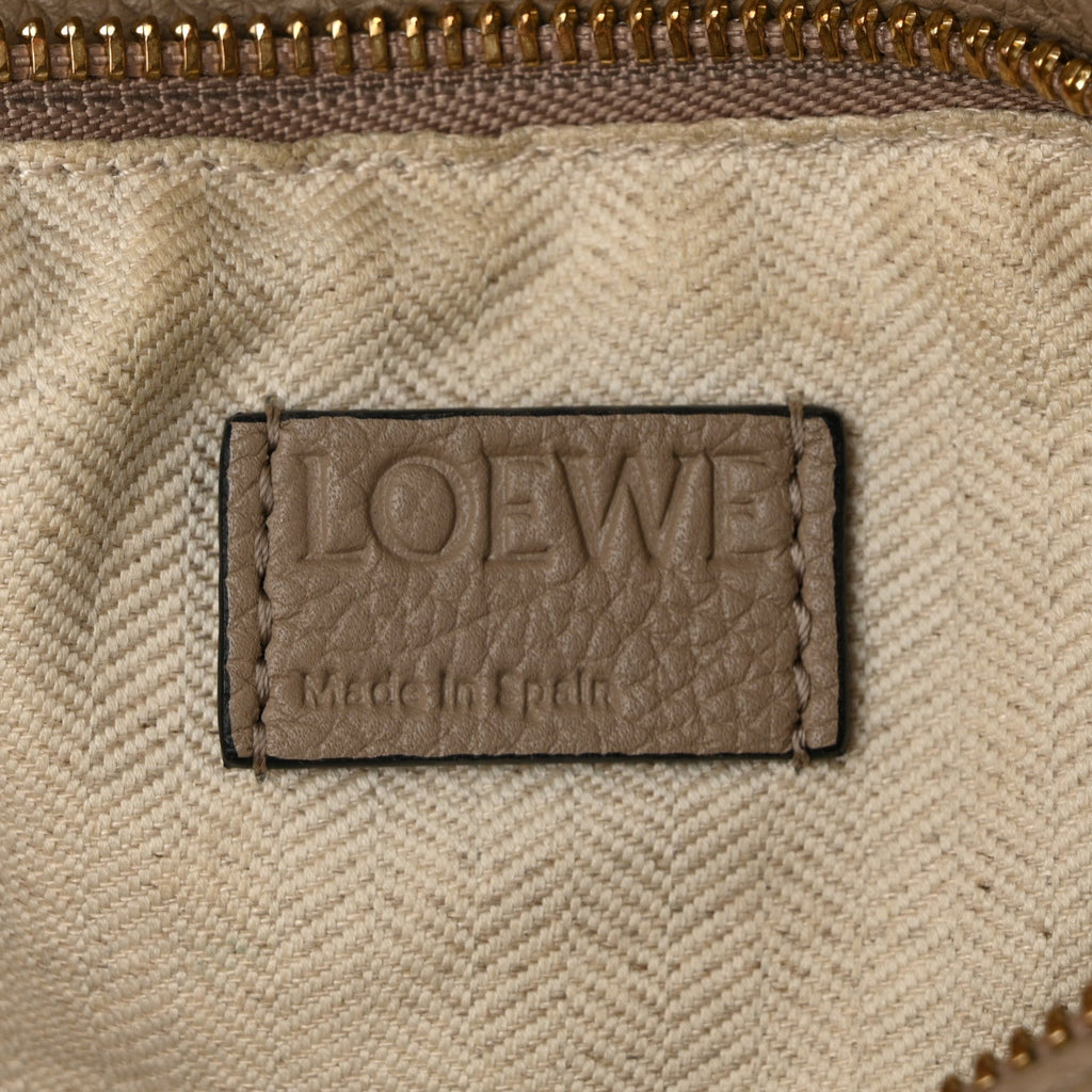 Grained Calfskin Small Puzzle Bag Sand