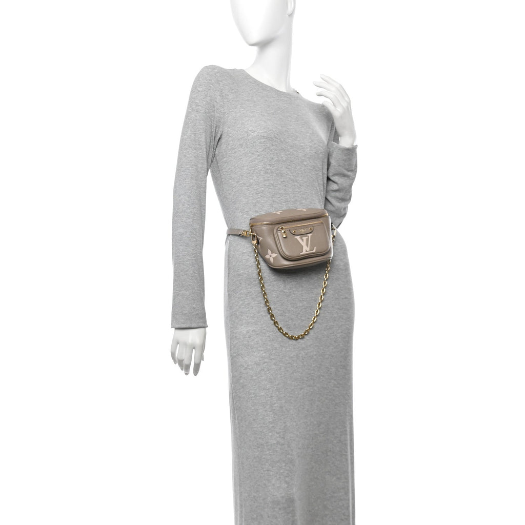 Empreinte Monogram Giant Mini Bumbag Tourterelle Cream