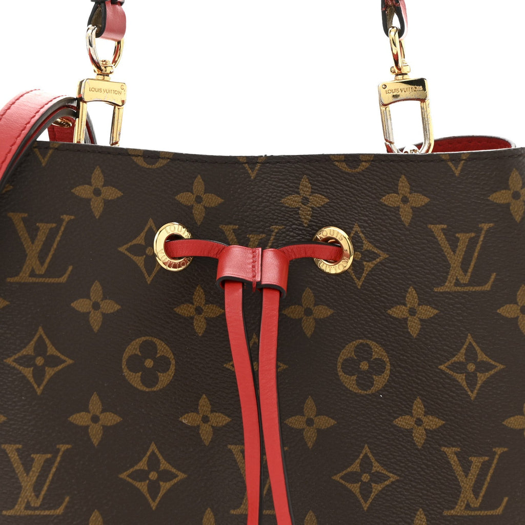 Monogram Braided Neonoe Coquelicot